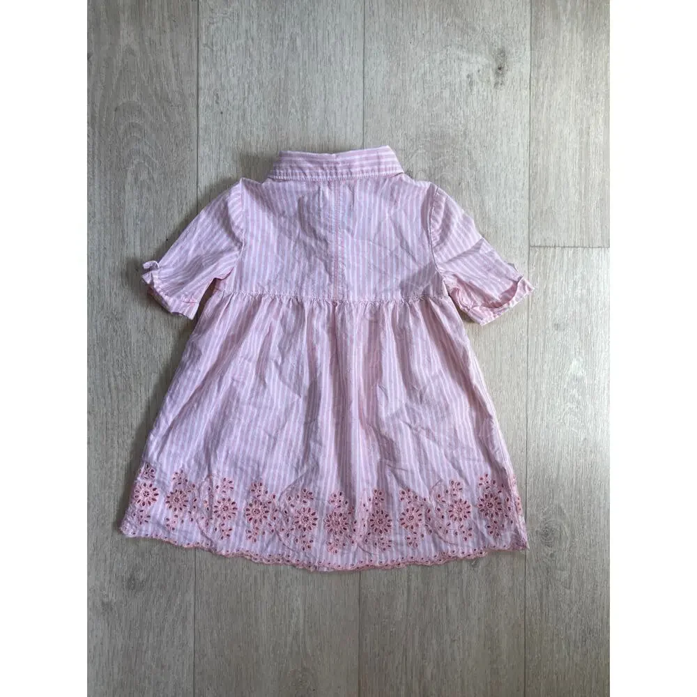 Old Navy Pink Striped Toddlers Dress, Size 2T